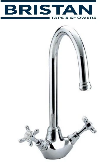 Bristan 1901 Monobloc Deck Mounted Kitchen Sink Mixer Tap in Chrome N SNK EF C - Image 1 of 1