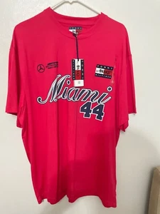 tommy hilfiger x mercedes t shirt Lewis Hamilton. Miami Edition Größe L - Bild 1 von 7