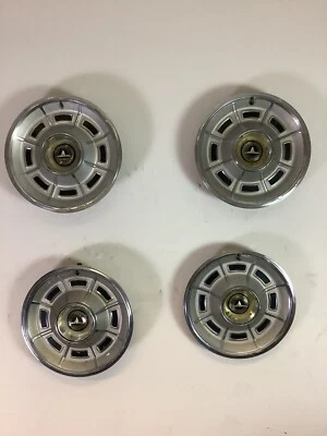 (Qty 4) For Ford Maverick Hubcap Rim Wheel Cover Hub Cap 14" 712 Hot Rod Vintage - Image 1 of 4