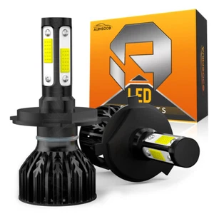 For 1997-2004 Toyota Tacoma 2pcs H4 LED Headlight Bulbs High/Low Beam Kit 6000K - Picture 1 of 11