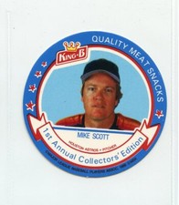 1988 King B Baseball Disc - #13 - Mike Scott - Houston Astros