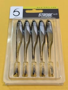 “New Release” MASTERCLASS 6th Sense Strobe Minnow 4.0” Smoke Flash - Picture 1 of 3