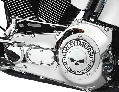 ACCESSORICUSTOM Derby cover harley davidson willie g SKULL SOFTAIL DYNA ROAD KING ELECTRA GLIDE