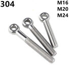 304 Stainless Steel Eye Bolts M16 M20 M24