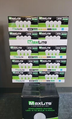 160 60W Replacement 8W LED Light Bulbs 800L Soft White 2700k A19 Dimmable E26 - Image 1 of 4