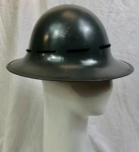 WW2 FIRE WATCH, GUARD HELMET, BRITISH CIVIL DEFENCE ZUKERMAN HELMET, MEDIUM - Picture 1 of 12