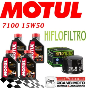 BIMOTA BB3 1000 2014 2015 KIT TAGLIANDO 4 LT MOTUL 7100 15W50 + FILTRO OLIO - Foto 1 di 1