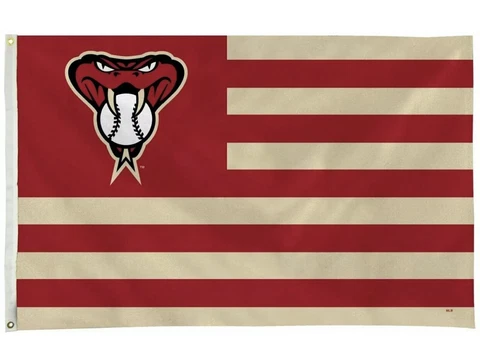 Arizona Diamondbacks Stars & Stripes 3' x 5' Flag  Baseball Fan Merchandise Cover