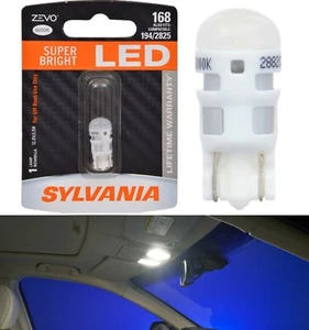 Sylvania ZEVO LED light 168 White 6000K One Bulb Interior Map Upgrade Stock Fit - Picture 1 of 12