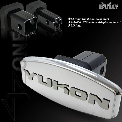 Tapa de cubierta de enganche de acero cromado para GMC Yukon de 2" Foto 1 de 1