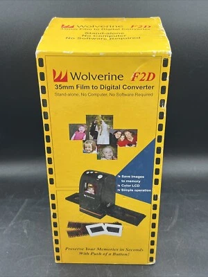 Wolverine F2D 35MM Slides & Negatives Film To Digital Image Converter. Brand New - Image 1 of 4