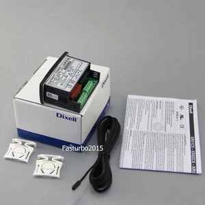 Black Dixell Freezer Temperature Thermostat Controller NTC Probe XR02CX-5N0C1  - Picture 1 of 6