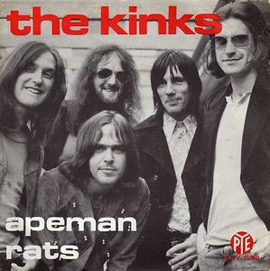 THE KINKS APEMAN / RATS FRENCH 45 PS 7" - Picture 1 of 1