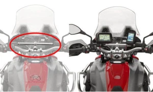 S900A GIVI SUPPORTO DA MANUBRIO PER PORTA NAVIGATORE MOTO GUZZI STELVIO 1200 - Picture 1 of 1