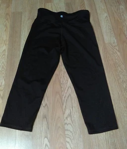Champion Womens Black Elastic Waist Mini Pocket Fit Leg Activewear Pants Medium - Picture 1 of 10