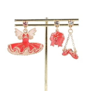 Card Captor Sakura Costume Catch You Catch Me Earrings Set CLAMP Japan Limited - Picture 1 of 1