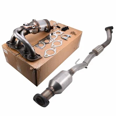 Frint Rear Exhaust Catalytic Converter Highflow For 2002-2006 Toyota Camry 2.4L - Image 1 of 4