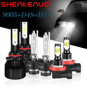 For Acura RDX 2007-2015 2016 2017 HID 6X LED Headlight Bulbs Hi Lo Fog Light Kit - Picture 1 of 11