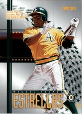 2003 (ATHLETICS) Donruss Estrellas Posters de su Jugador #19 Miguel Tejada