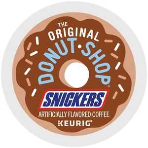 Donut Shop Snickers Coffee 24 to 144 K cup Pods Pick Any Size FREE SHIPPING - Picture 1 of 4
