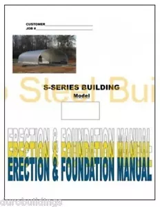 Duro DIY "S-Style Arch Steel Building Kit" Metal Buildings Construction Manual - Picture 1 of 2