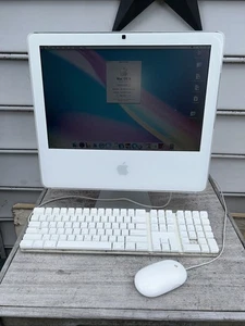 Vintage Apple iMac 17" Desktop Mac OS X 21.83GHz Core 2 Duo 1GB RAM 2005 Works - Picture 1 of 5