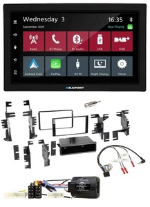Blaupunkt 2DIN Lenkrad USB Bluetooth DAB Autoradio für Nissan Tida ab 2008 Titan - Bild 1 von 11