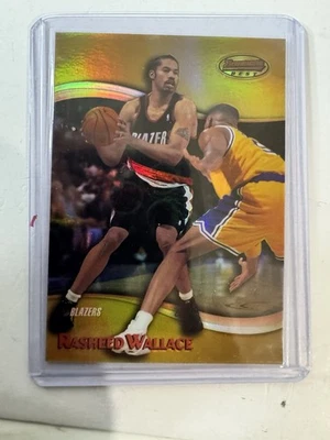 1998-99 bowman refractor rasheed wallace #51 /400 - Image 1 of 3