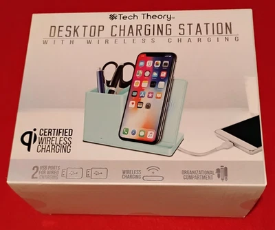 Estación de carga inalámbrica de escritorio Tech Theory TT-DCSP-19 SELLADA DE FÁBRICA Foto 1 de 4