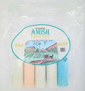 CONFEZIONE DA 5 sapone Amish Country Bar 7 oz GRANDI barrette Petersheims idratante - Foto 1 di 1