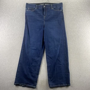 Torrid 20T Dark Wash Super Soft Bombshell Wide Leg Stretch Jeans Cotton Denim - Bild 1 von 10