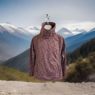 Pullover Kyodan Mujer XL Púrpura Multicolor Activo Manga Larga Cuello Alto Foto 1 de 4