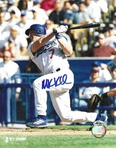Autographed 8x10 MIKE KINKADE Los Angeles Dodgers photo - COA - Picture 1 of 1