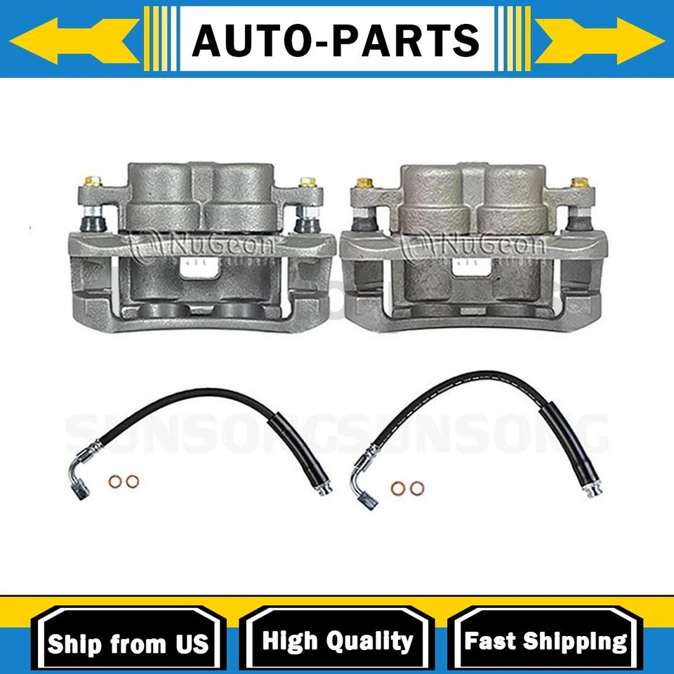 Pinzas de freno de disco delanteras + línea de freno delantera para GMC Canyon 2004 Foto 1 de 4