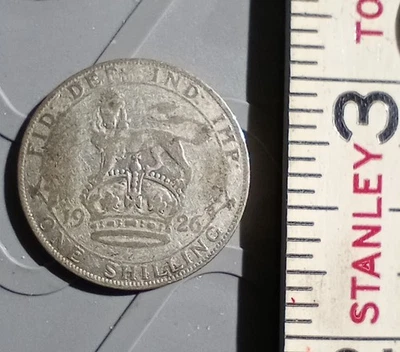 Moneda de un chelín Gran Bretaña 1926  Foto 1 de 4