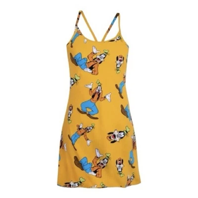 NUEVO Vestido de Ejercicio Disney X Outdoor Voices Talla XXL Estampado Goofy Foto 1 de 4