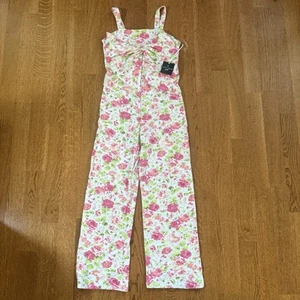 Brand New Laura Ashley Floral Jumpsuits & Rompers for Girls Youth Size Medium - Picture 1 of 9