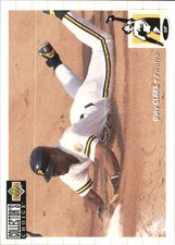 1994 Collector's Choice Pittsburgh Pirates Baseball Card #78 Dave Clark
