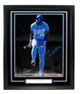 Bo Jackson Signed/Auto 16x20 Photo Kansas City Royals Framed Beckett 192364 - Picture 1 of 4