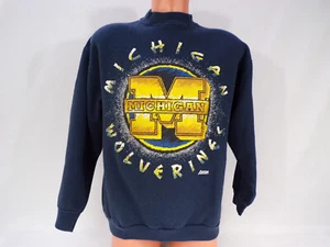 USA Vintage Capital Graphic Michigan Wolverine Sweatshirt Herren L Baumwollmischung B25 - Bild 1 von 8