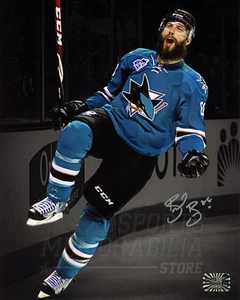 Brent Burns San Jose Sharks Signed Autographed Goal Scream Spotlight 16x20 - Picture 1 of 2