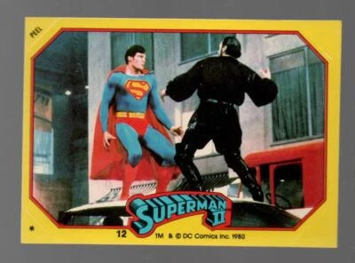 1980 Topps Superman II Sticker Battle with Zod Purple Puzzle #12 Excellent - Image 1 of 2