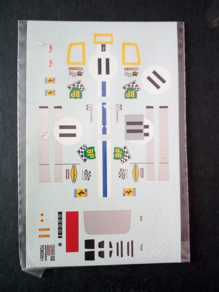 Decal 1/43 Ferrari 512S long NART Le Mans '70  #11 Accessories Tecnomodel - Immagine 1 di 1