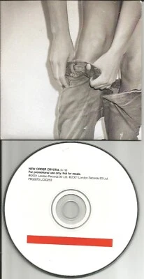 NEW ORDER Crystal CARD SLEEVE Made in GERMANY ONLY PROMO CD Single USA Seller Foto 1 de 2