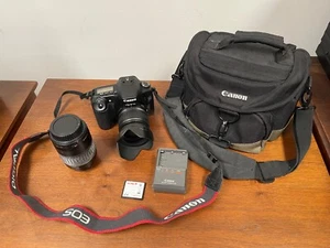 Canon EOS 30D W/ Canon EFS 18-55mm 55-200mm Complete Camera Set - Picture 1 of 16