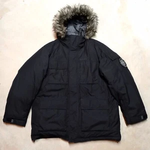 Eddie Bauer Goose Down 600 WeatherEdge Faux Fur Hood Coat Parka Jacket Size XXL - Picture 1 of 12