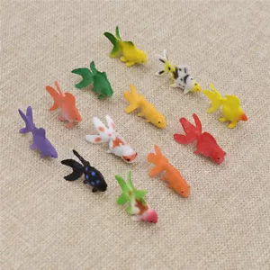 12pcs Simulation Animal Model Lovely Fish Minature Children Gifts Home Decor DIY - Picture 1 of 4
