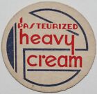 Vintage milk bottle cap HEAVY CREAM Pasteurized creamer size unusd new old stock