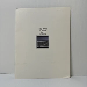 1988 Volvo 740 and Turbo 18-page Original Car Sales Brochure Catalog - Picture 1 of 3