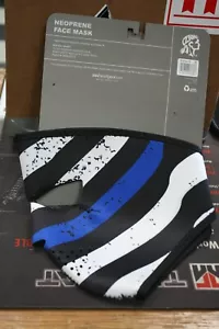 MOTORCYCLE NEOPRENE full FACE MASK POLICE THIN BLUE LINE STARS & STRIPES - Bild 1 von 7